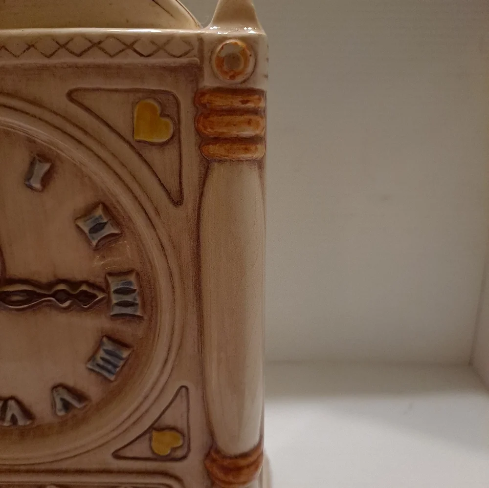 Treasure Craft Vintage Grandfather Clock Windup Cookie Jar - Picture 7 of 13